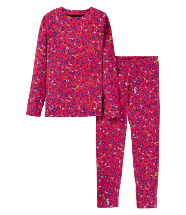 BURTON KIDS FLEECE BASE LAYER SET WILDCAT FLORAL 2026