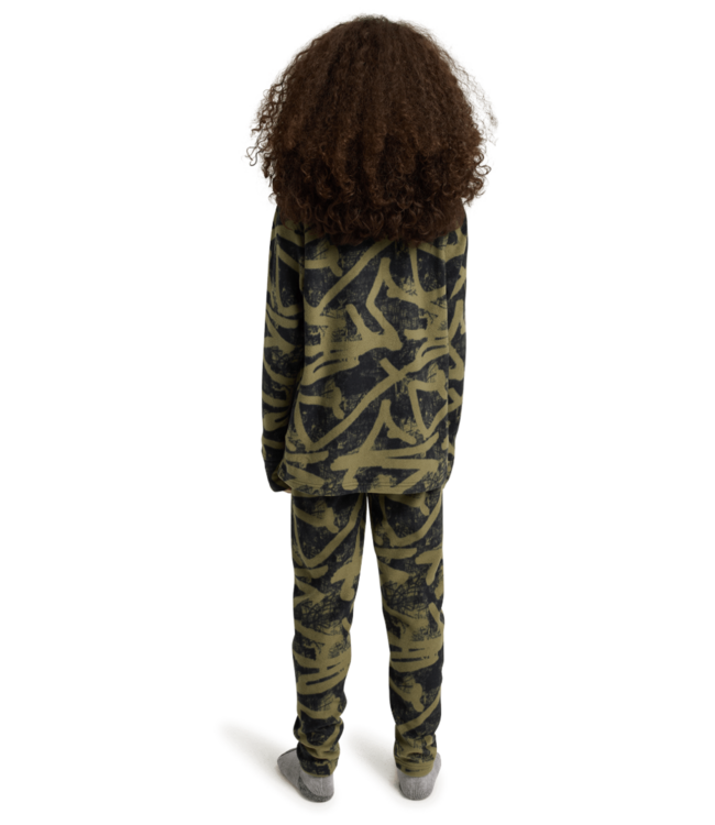 BURTON KIDS FLEECE BASE LAYER SET FOREST CITY STREETS 2026