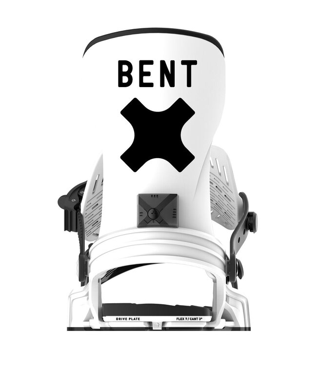 BENT METAL AXTION SNOWBOARD BINDINGS WHITE 2026