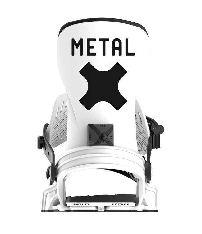 BENT METAL AXTION SNOWBOARD BINDINGS WHITE 2026