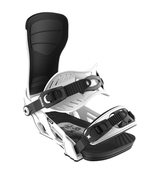 BENT METAL AXTION SNOWBOARD BINDINGS WHITE 2026