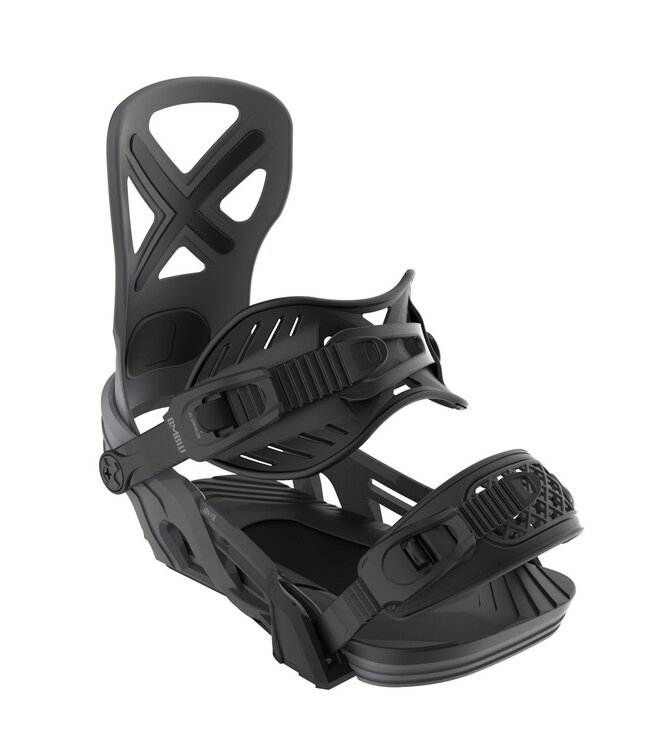 BENT METAL ANVIL SNOWBOARD BINDINGS BLACK/GREY 2026