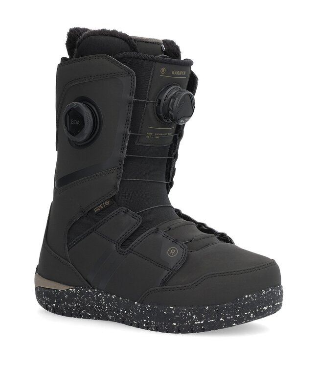 RIDE WOMENS KARMYN ZONAL SNOWBOARD BOOTS BLACK 2026