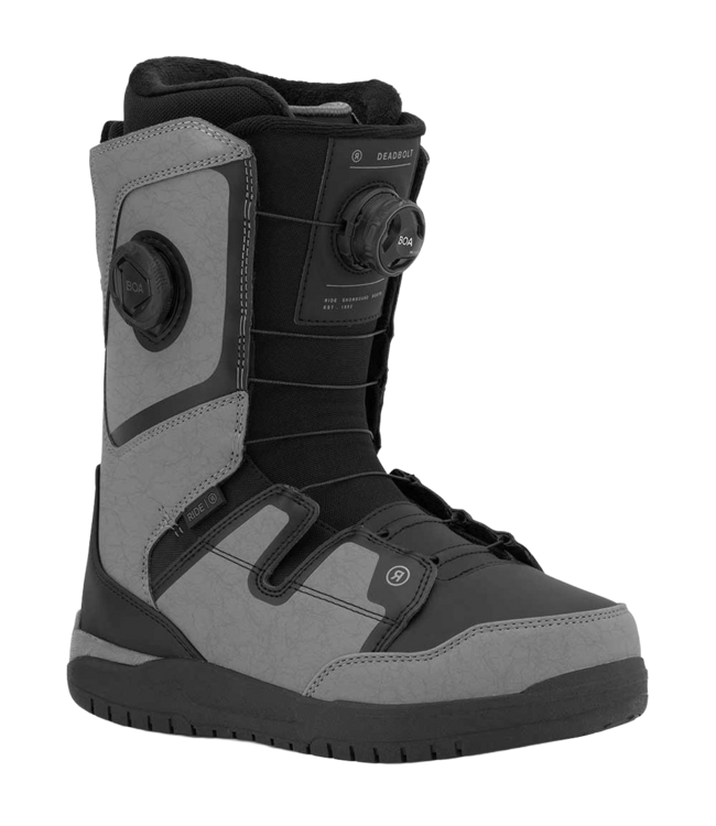 RIDE DEADBOLT ZONAL SNOWBOARD BOOTS GREY 2026