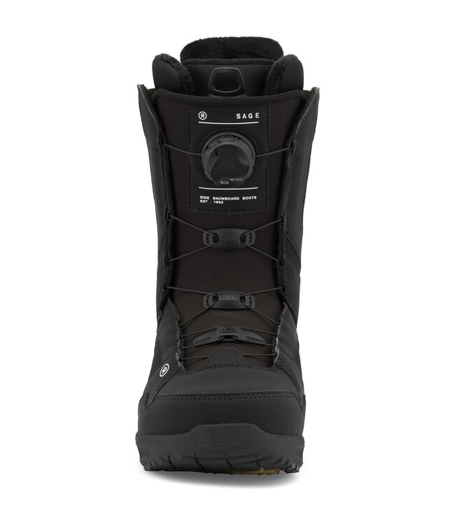 RIDE WOMENS SAGE SNOWBOARD BOOTS BLACK 2026