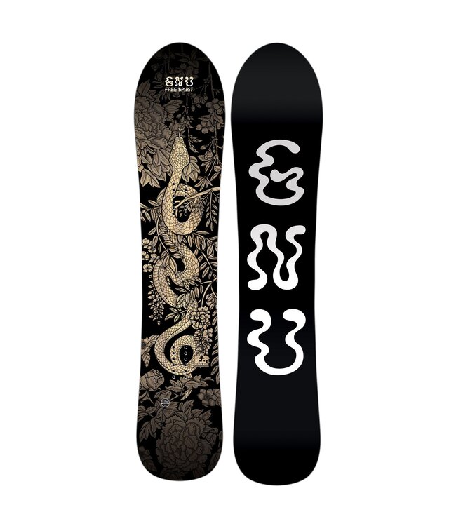 GNU WOMENS FREE SPIRIT SNOWBOARD 2026