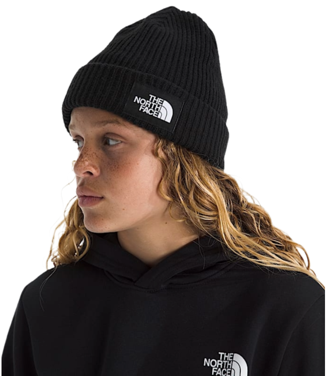 THE NORTH FACE KIDS SALTY LINED BEANIE BLK 2026