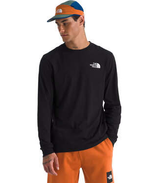 THE NORTH FACE THE NORTH FACE EVOLUTION BOX NSE L/S TEE BLACK/WHITE 2026
