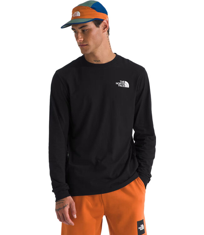 THE NORTH FACE EVOLUTION BOX NSE L/S TEE BLACK/WHITE 2026