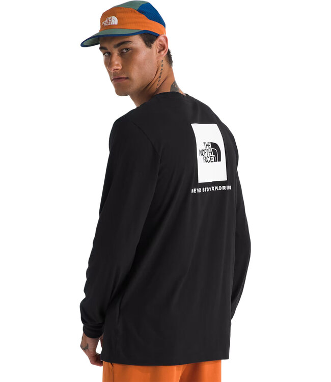 THE NORTH FACE EVOLUTION BOX NSE L/S TEE BLACK/WHITE 2026