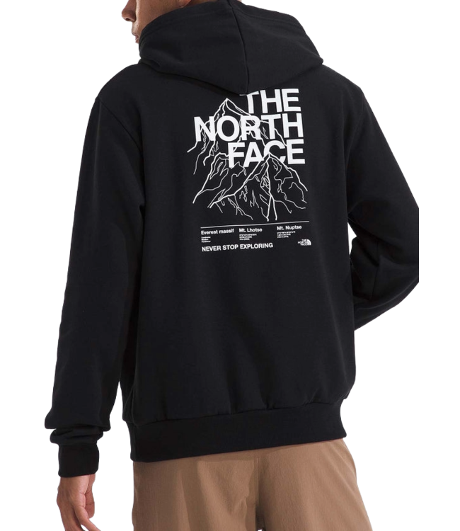 THE NORTH FACE EVOLUTION HALF DOME MOUNTAIN HOODIE—GRAPHIC BLACK 2026