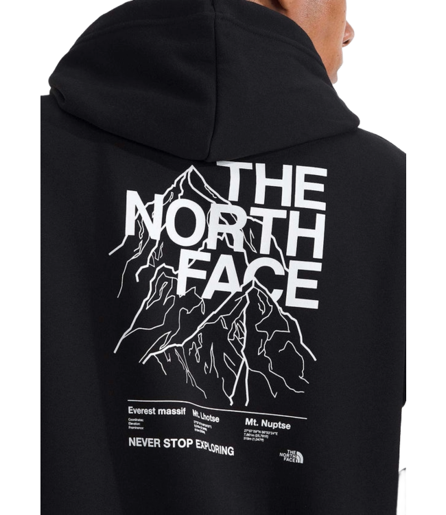 THE NORTH FACE EVOLUTION HALF DOME MOUNTAIN HOODIE—GRAPHIC BLACK 2026