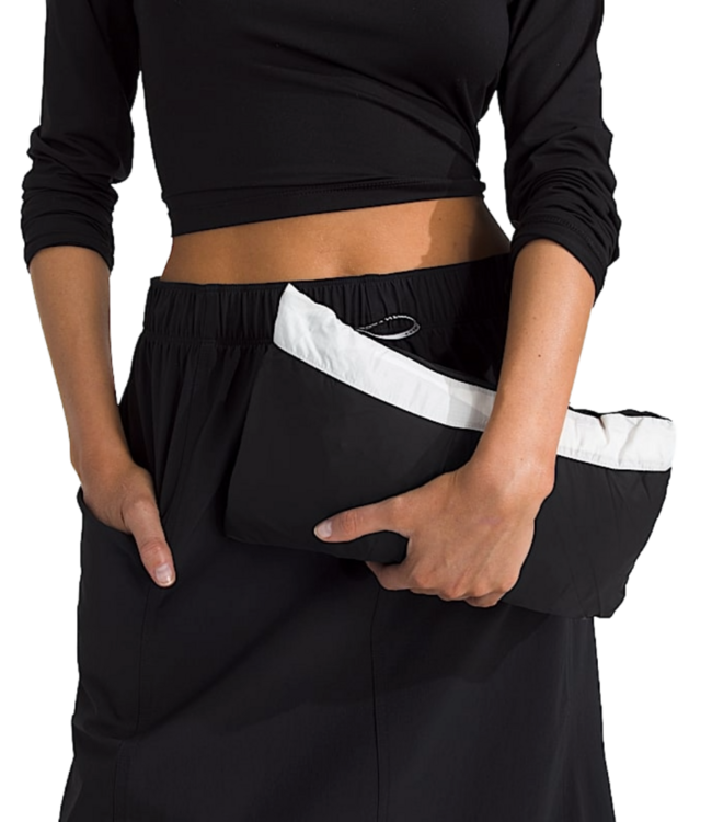 THE NORTH FACE WOMENS 1996 RETRO NUPTSE VEST WHITE DUNE/BLACK-RECYCLED 2026