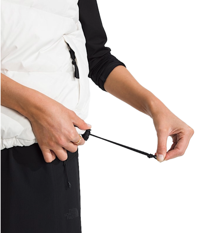 THE NORTH FACE WOMENS 1996 RETRO NUPTSE VEST WHITE DUNE/BLACK-RECYCLED 2026