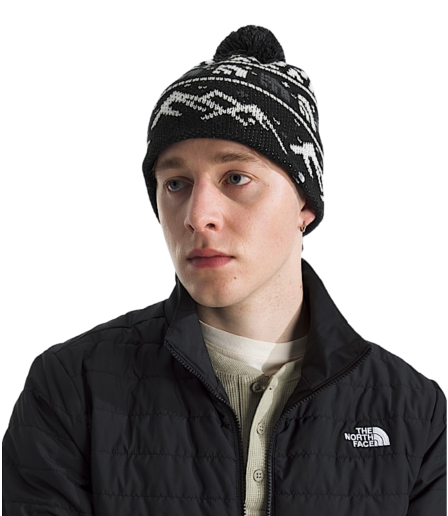 THE NORTH FACE CABIN SKI TUKE BLACK JACQUARD/POM 2026