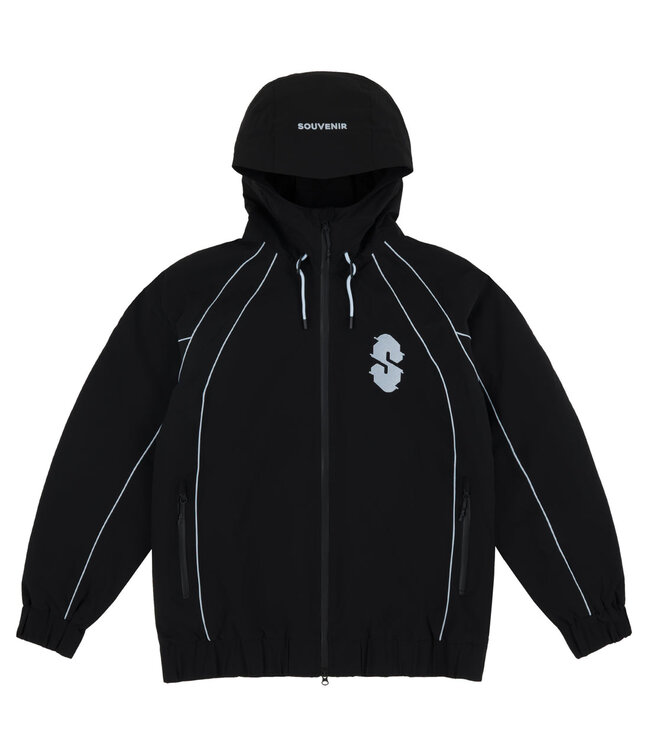 SOUVENIR INSULATED TRACK JACKET BLACK 2026