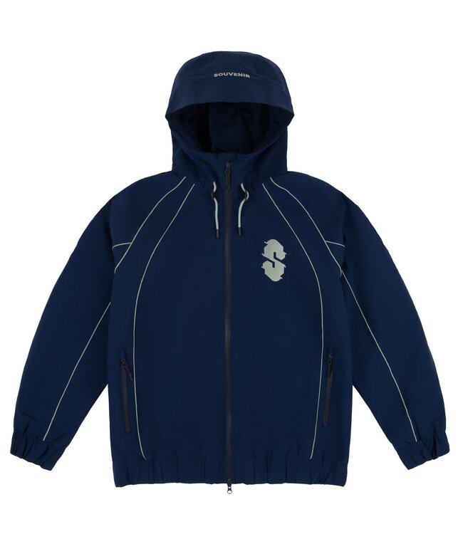SOUVENIR INSULATED TRACK JACKET NAVY 2026