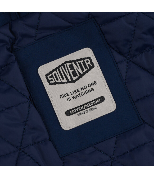 SOUVENIR INSULATED TRACK JACKET NAVY 2026