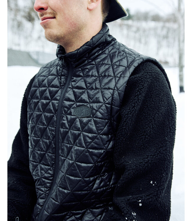 SOUVENIR CONVERTIBLE MICRO PUFFER JACKET BLACK 2026