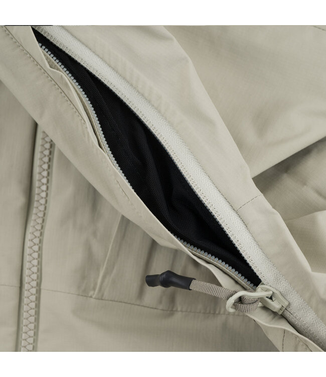 SOUVENIR 3 PLY RIPSTOP SHELL JACKET PUTTY 2026