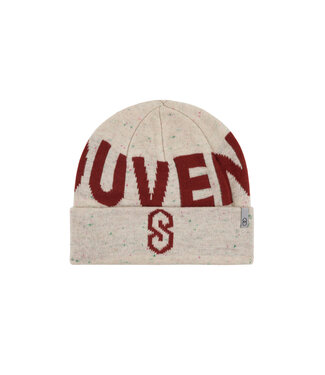 SOUVENIR SOUVENIR SPECKLED CUFF BEANIE MARSHMALLOW 2026