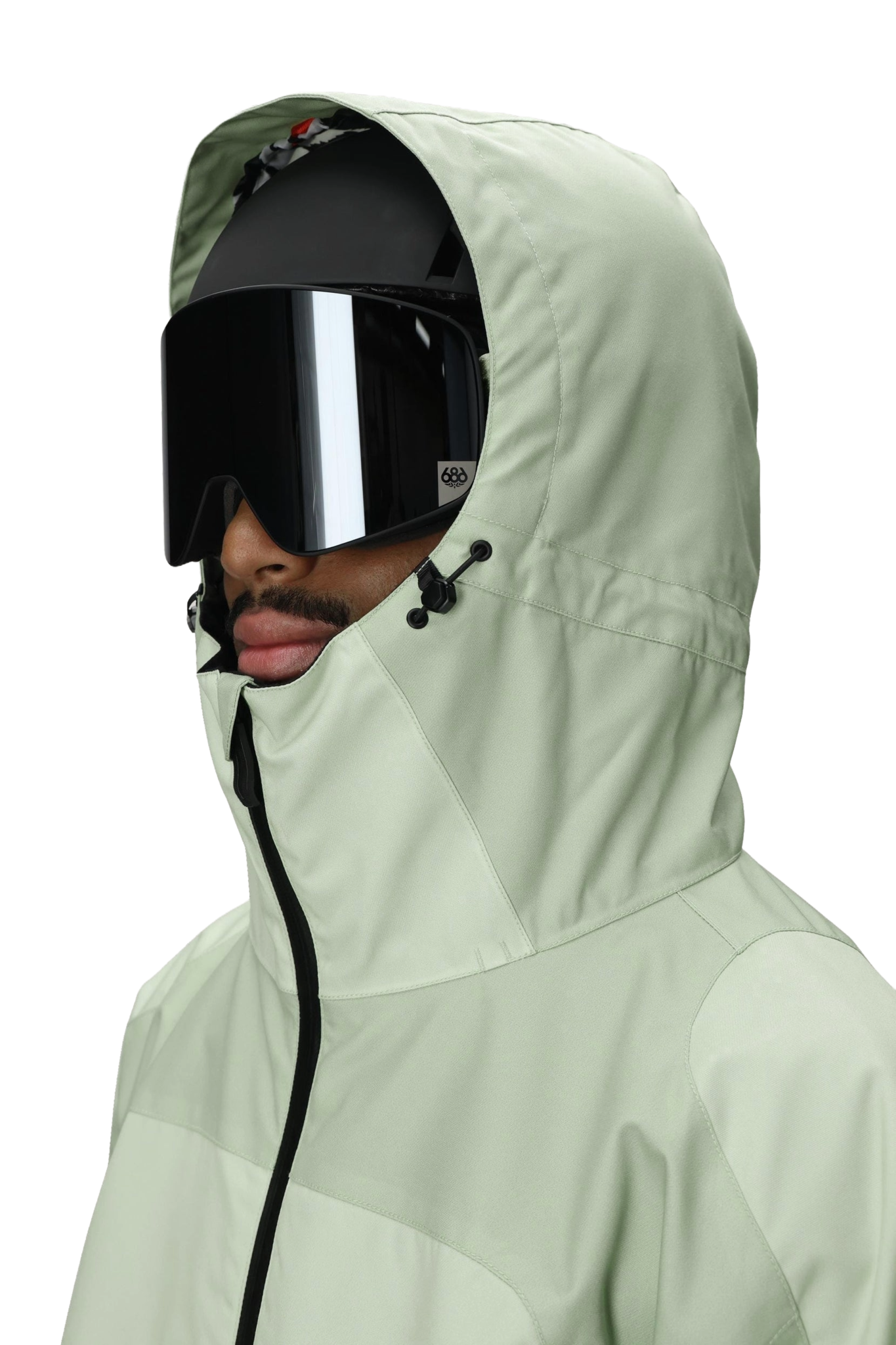 686 x HUF DOUBLE H JACKET GREEN COLORBLOCK 2026 - ONE Boardshop