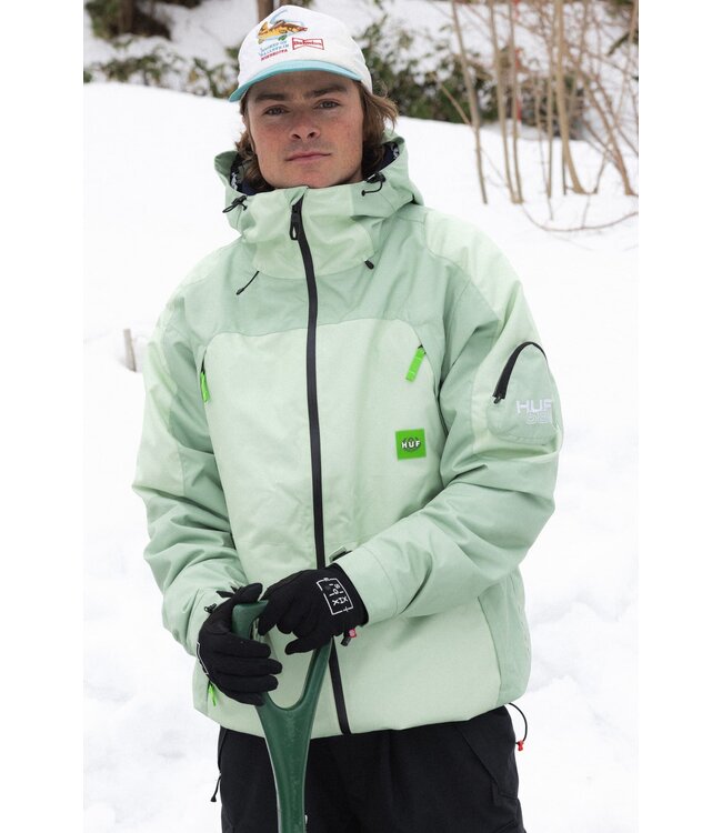 686 x HUF DOUBLE H JACKET GREEN COLORBLOCK 2026