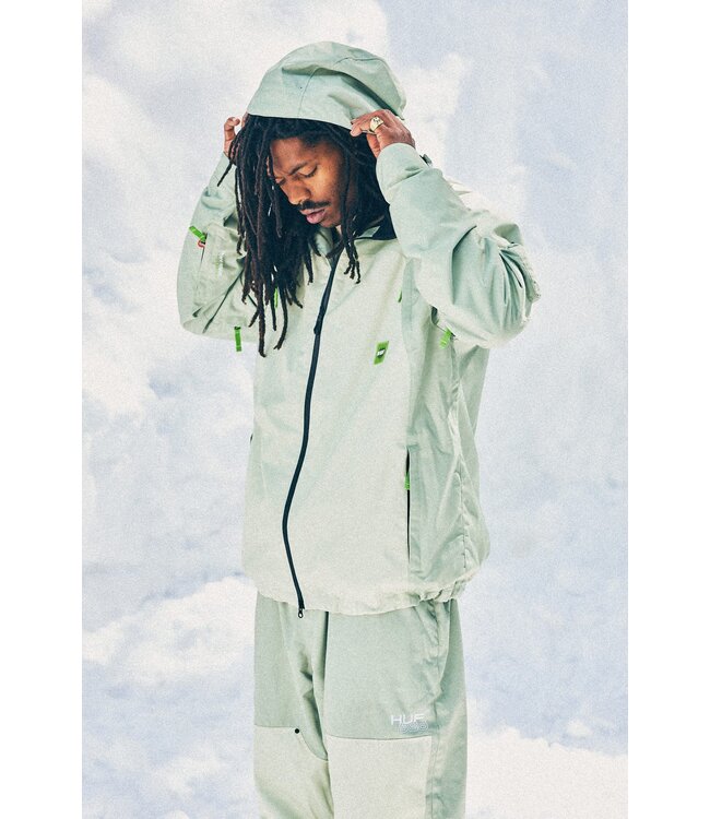 686 x HUF DOUBLE H JACKET GREEN COLORBLOCK 2026