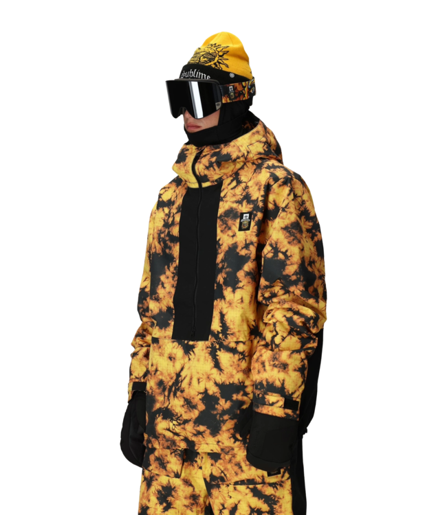 686 x SUBLIME ANORAK JACKET ORANGE TIE DIE 2026