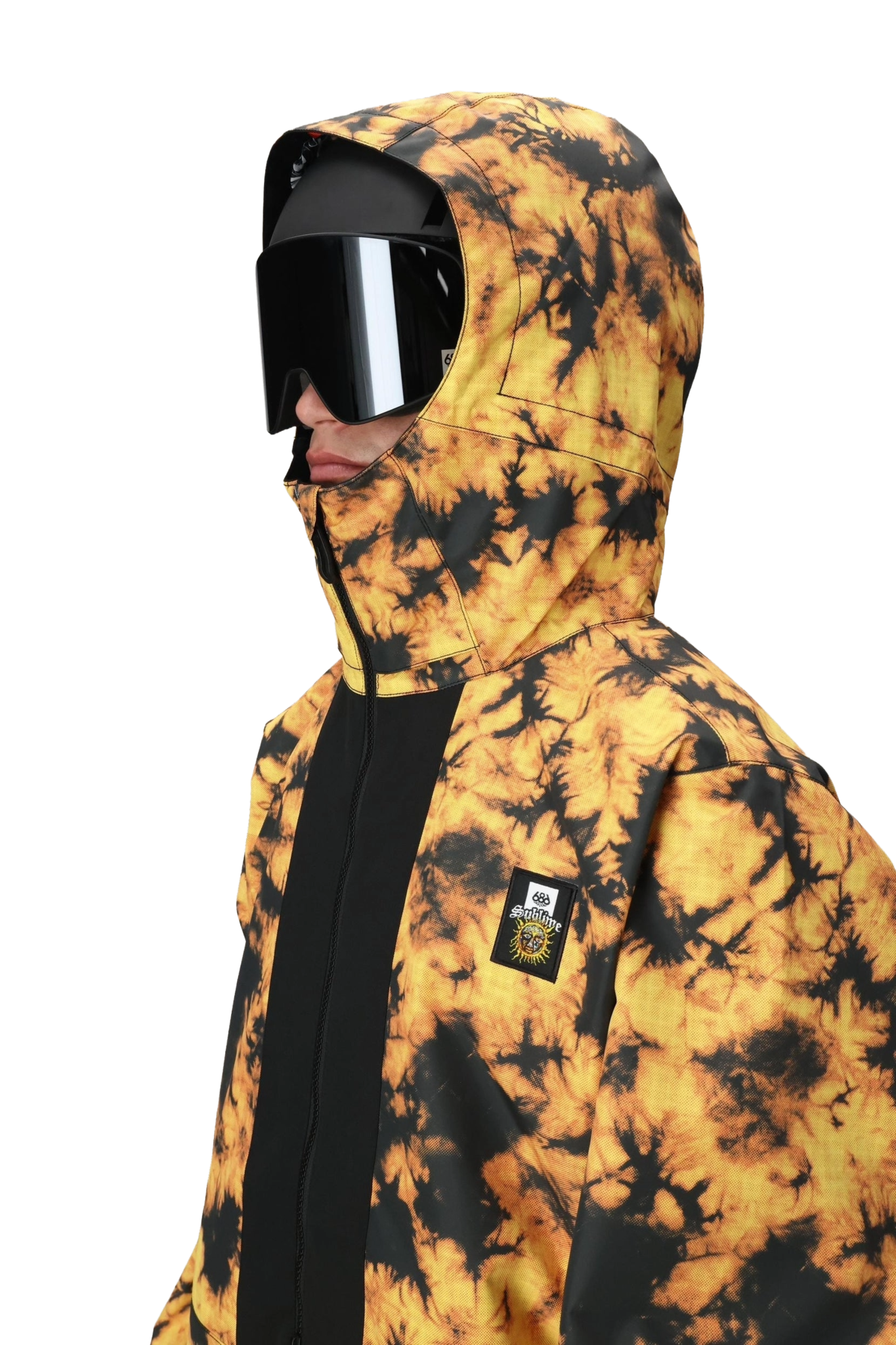 686 x SUBLIME ANORAK JACKET ORANGE TIE DIE 2026 - ONE Boardshop