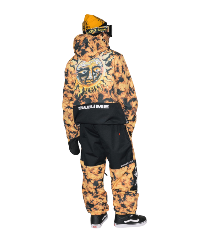 686 x SUBLIME ANORAK JACKET ORANGE TIE DIE 2026