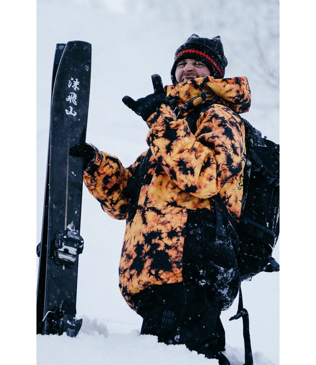 686 x SUBLIME ANORAK JACKET ORANGE TIE DIE 2026