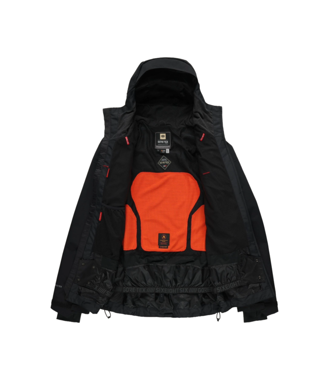 686 MENS GORE-TEX GT THERMOGRAPH SNOW JACKET BLACK 2026