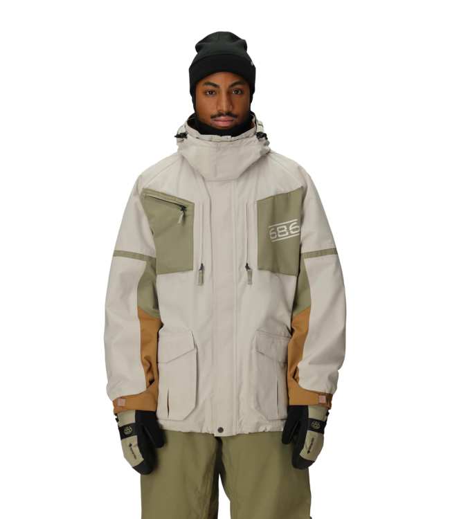 686 2001 TRANSFER JACKET LIMESTONE CLEARBLOCK 2026