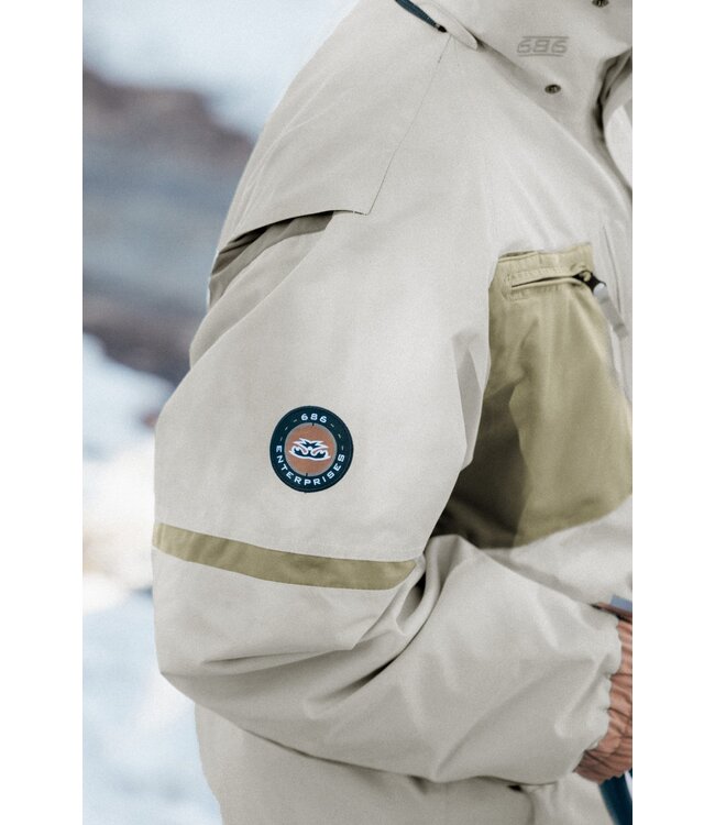 686 2001 TRANSFER JACKET LIMESTONE CLEARBLOCK 2026