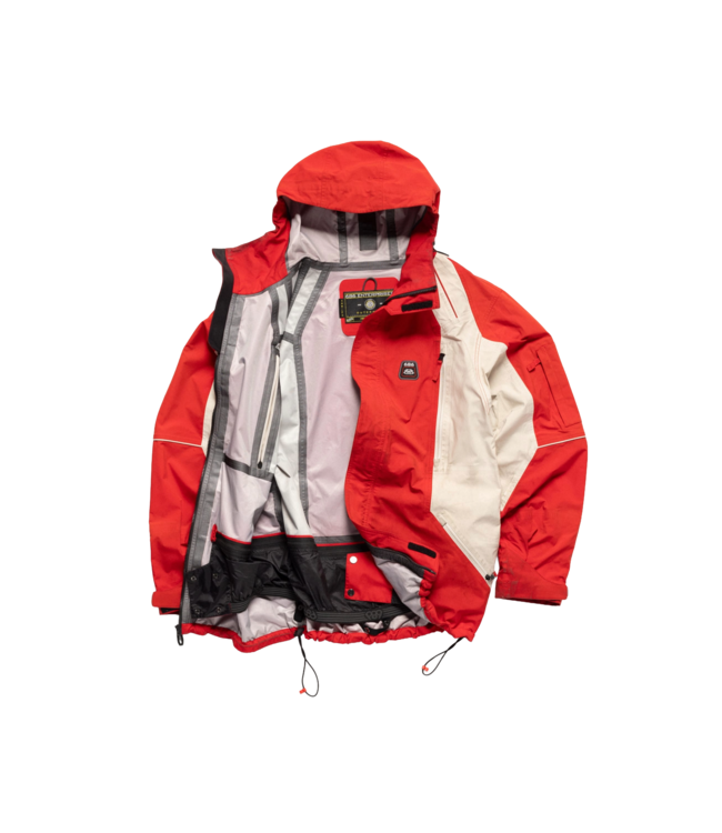 686 2002 X3 SHELL JACKET TRUE RED CLEARBLOCK 2026