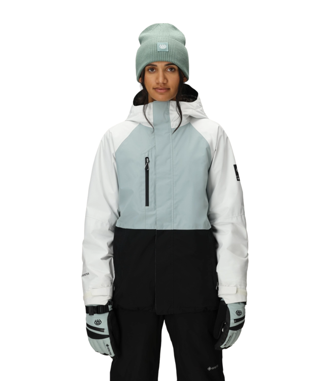 686 WOMENS GORE-TEX WILLOW INSULATED JACKET DUSTY MARINE CLEARBLOCK 2026