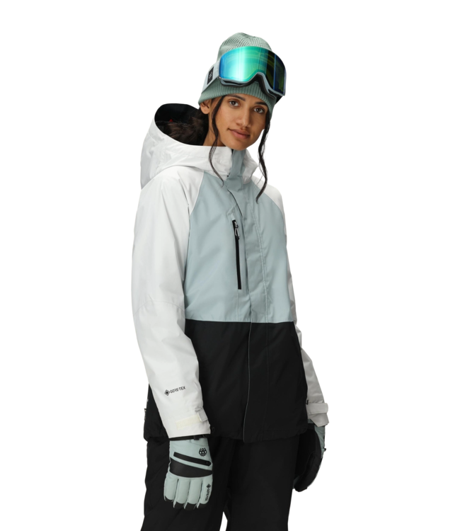 686 WOMENS GORE-TEX WILLOW INSULATED JACKET DUSTY MARINE CLEARBLOCK 2026