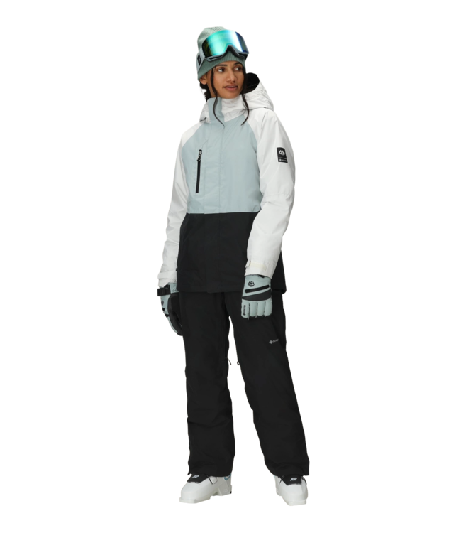 686 WOMENS GORE-TEX WILLOW INSULATED JACKET DUSTY MARINE CLEARBLOCK 2026