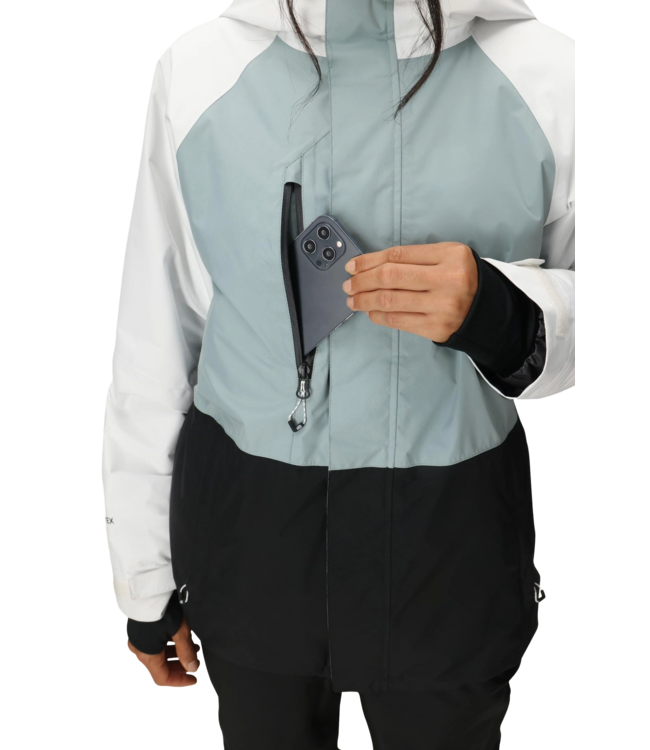 686 WOMENS GORE-TEX WILLOW INSULATED JACKET DUSTY MARINE CLEARBLOCK 2026