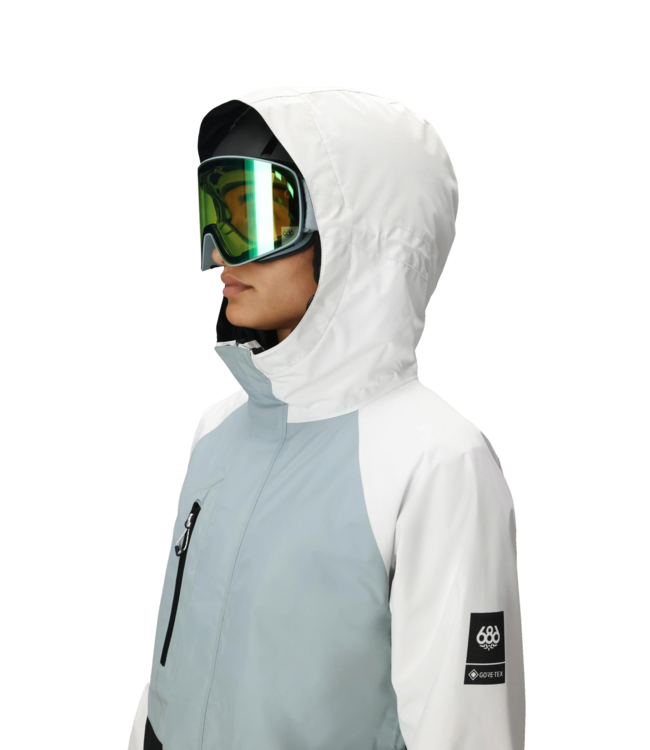 686 WOMENS GORE-TEX WILLOW INSULATED JACKET DUSTY MARINE CLEARBLOCK 2026