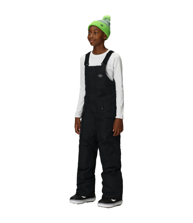 686 BOYS FRONTIER INSULATED BIB BLACK 2026