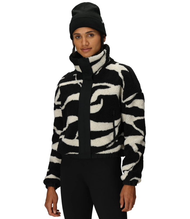 686 WOMENS OUTPOST SHERPA JACKET BLACK VAPORS 2026
