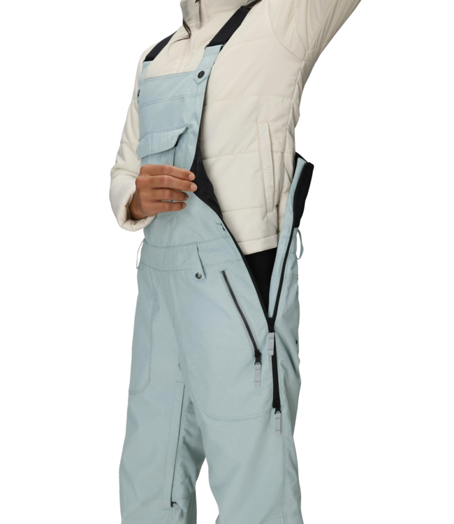 686 WOMENS BLACK MAGIC INSULATED BIB DUSTY MARINE DOBBY 2026