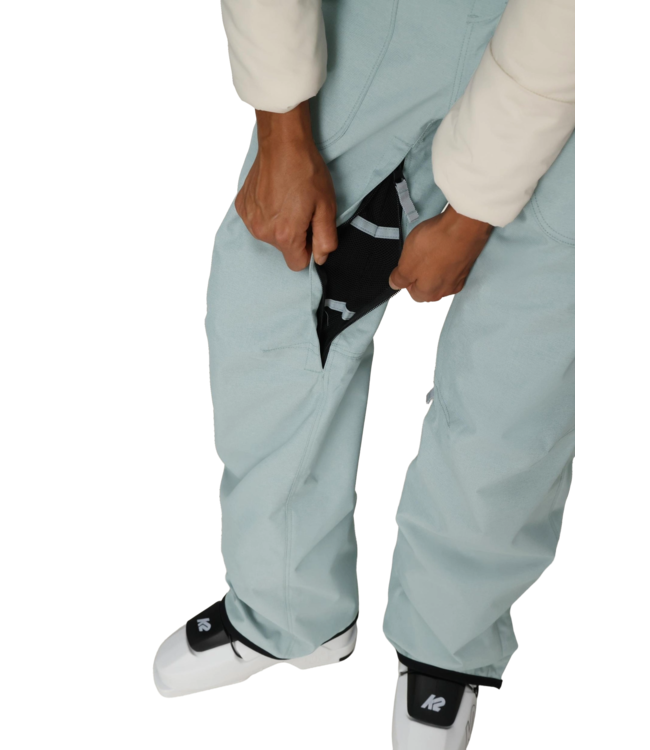 686 WOMENS BLACK MAGIC INSULATED BIB DUSTY MARINE DOBBY 2026