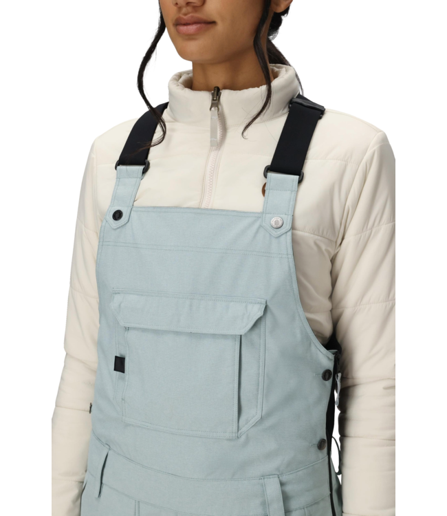 686 WOMENS BLACK MAGIC INSULATED BIB DUSTY MARINE DOBBY 2026