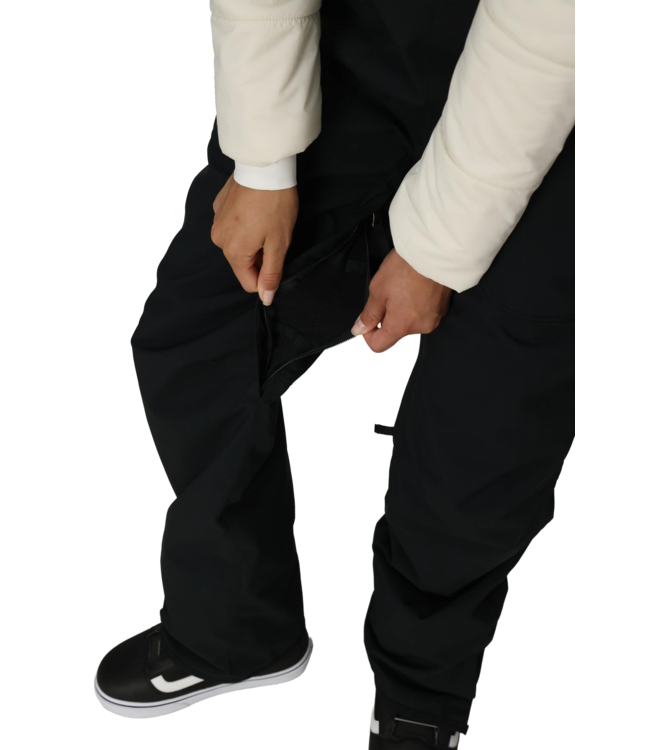 686 WOMENS BLACK MAGIC INSULATED BIB BLACK 2026