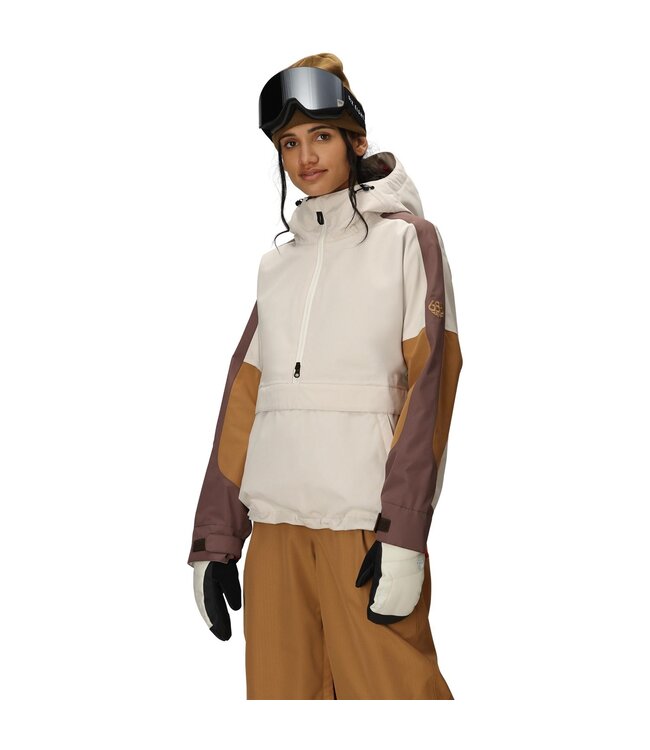 686 WOMENS OUTLINE SHELL ANORAK LIMESTONE CLEARBLOCK 2026