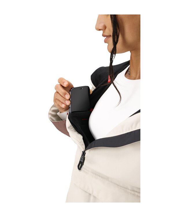 686 WOMENS OUTLINE SHELL ANORAK LIMESTONE CLEARBLOCK 2026