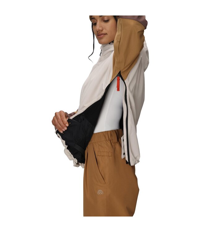 686 WOMENS OUTLINE SHELL ANORAK LIMESTONE CLEARBLOCK 2026